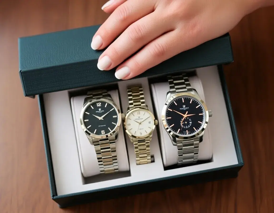 Ensemble de montres assorties pour couple