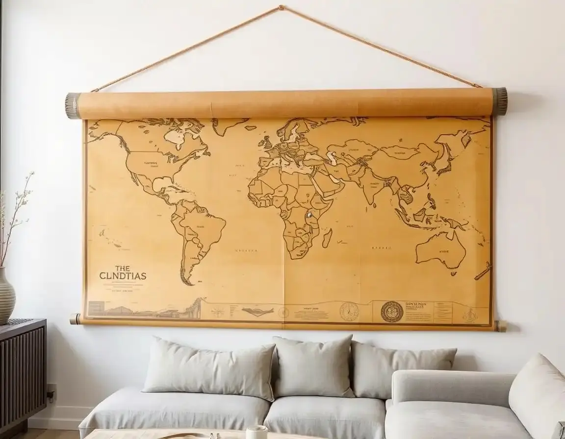 Carte du monde à gratter pour voyageurs