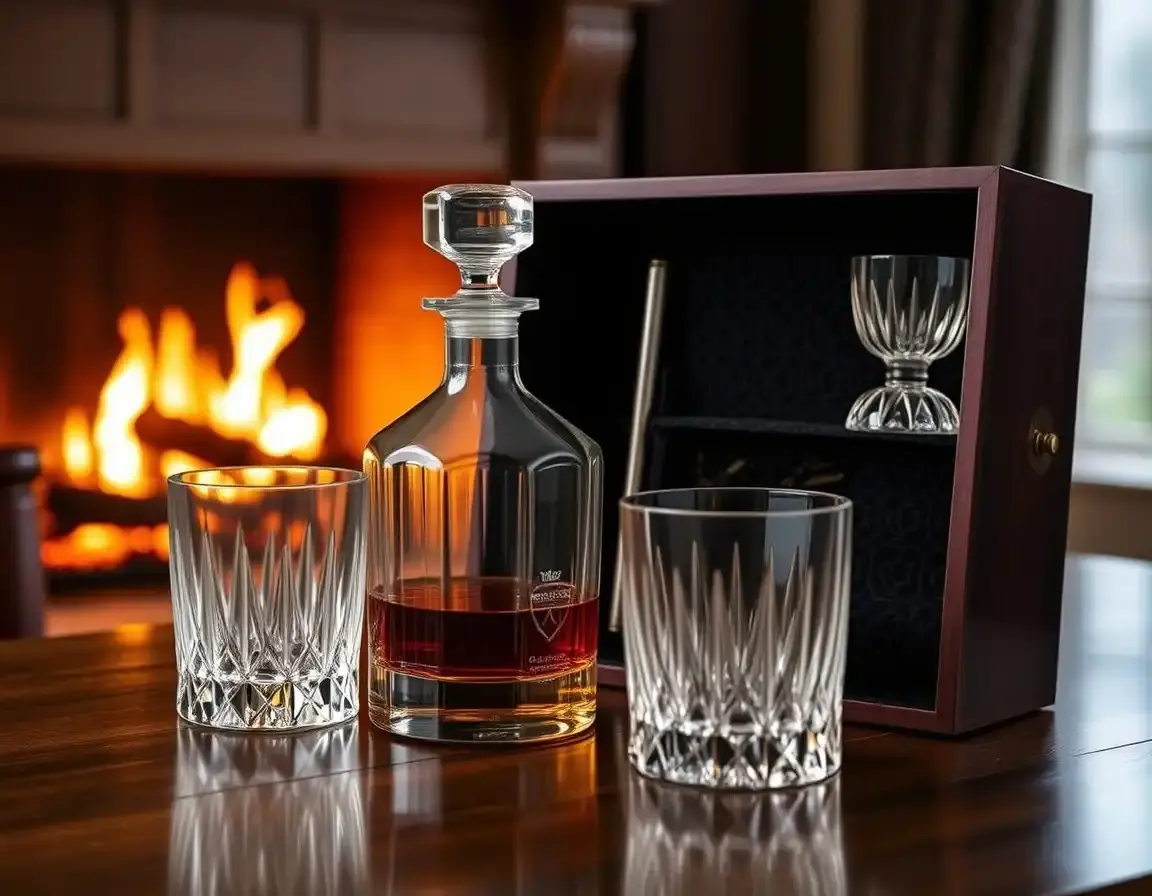 Carafe à Whisky et Ensemble de Verres