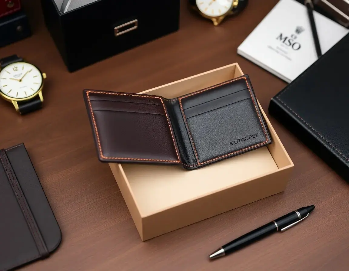 Portefeuille en Cuir Anti-RFID