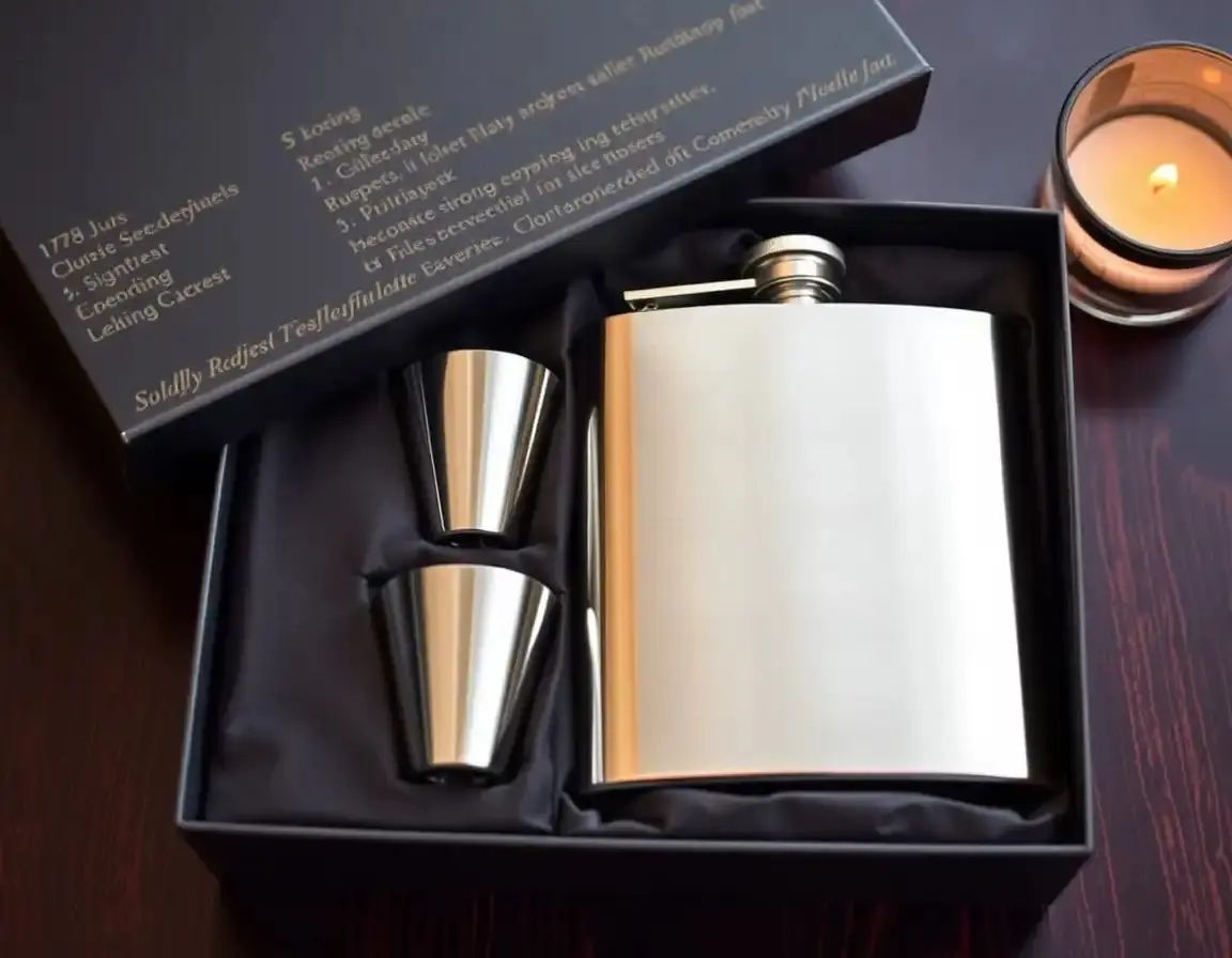 Kit de Flasque en Acier Inoxydable de Haute Qualité