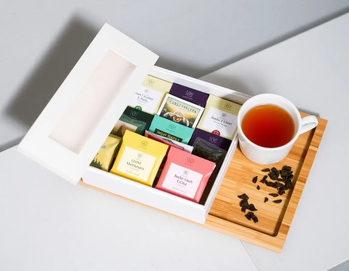 Boîte d'Échantillons de Thé de Luxe