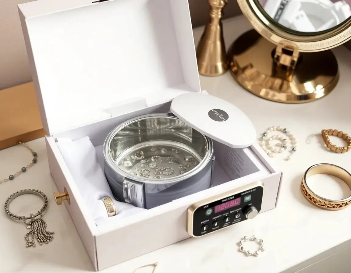 Machine de nettoyage à ultrasons pour bijoux et montres