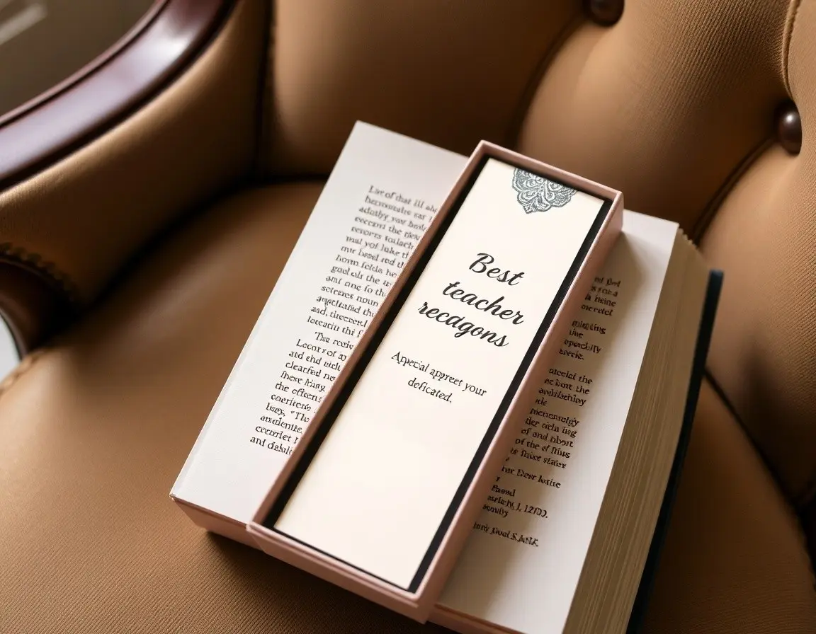 Marque-page Personnalisé 'Meilleure Maîtresse'