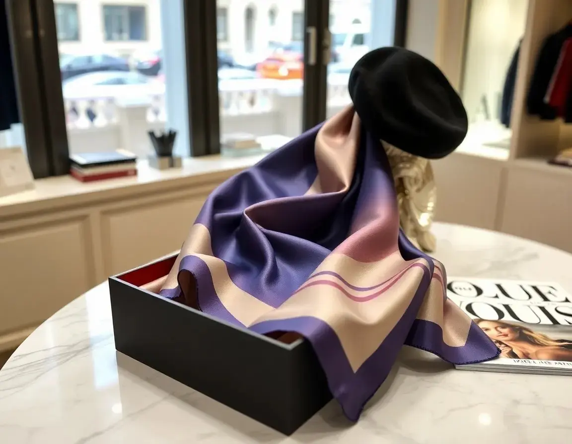 Écharpe en soie de haute qualité