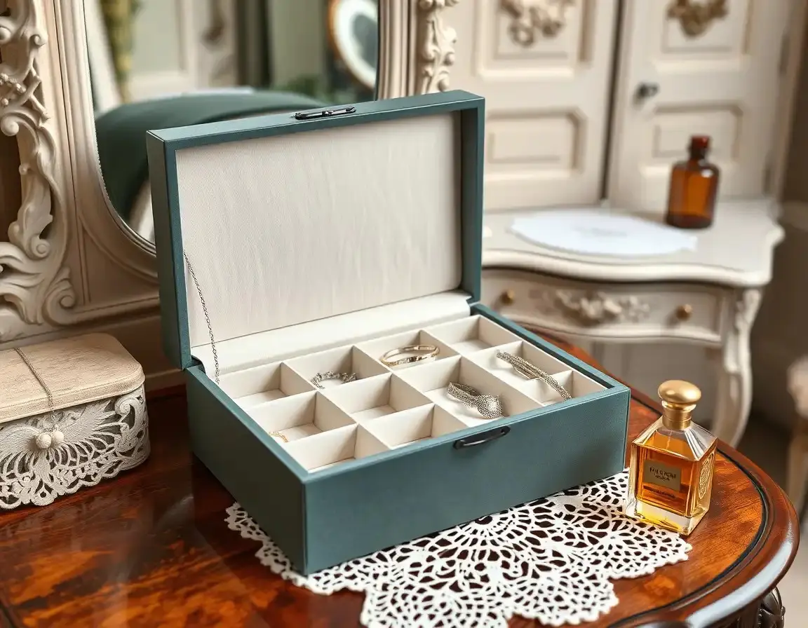 Boîte à bijoux de luxe