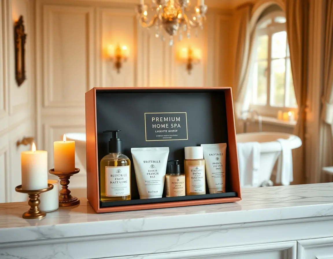 Coffret cadeau spa pour la maison