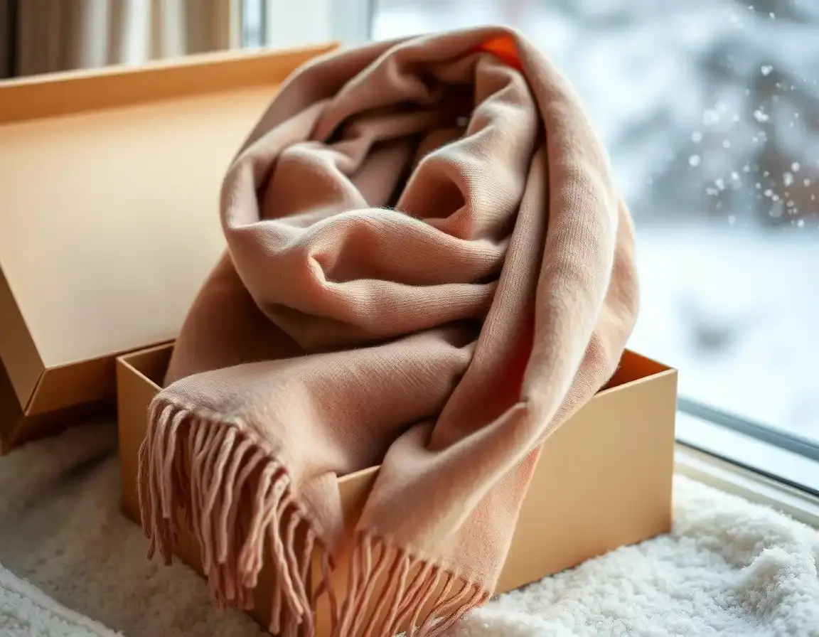 Écharpe Oversize Mélange Cachemire