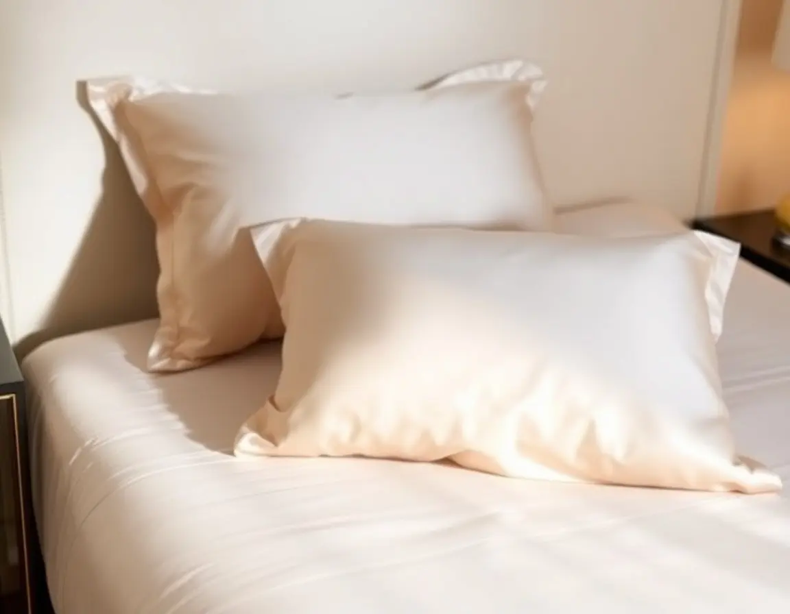 Ensemble de Taies d'Oreiller en Soie Pure