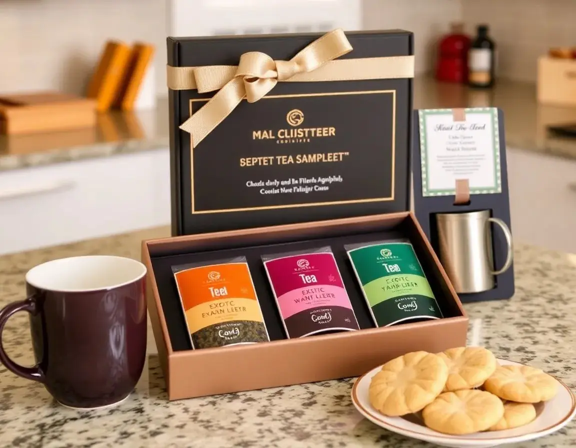 Coffret Dégustation de Thés Gourmet avec Infuseur