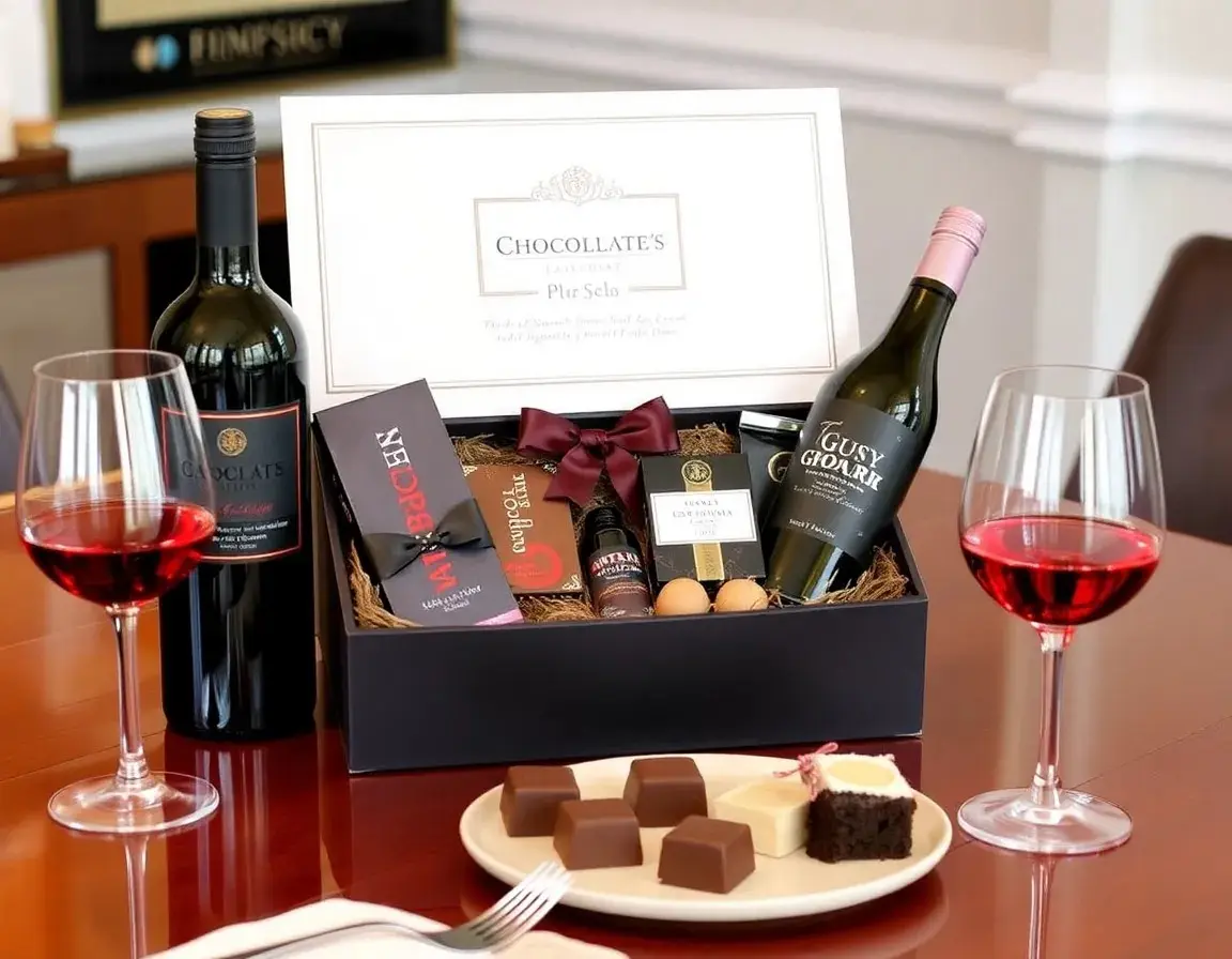 Coffret Dégustation Chocolat et Vin