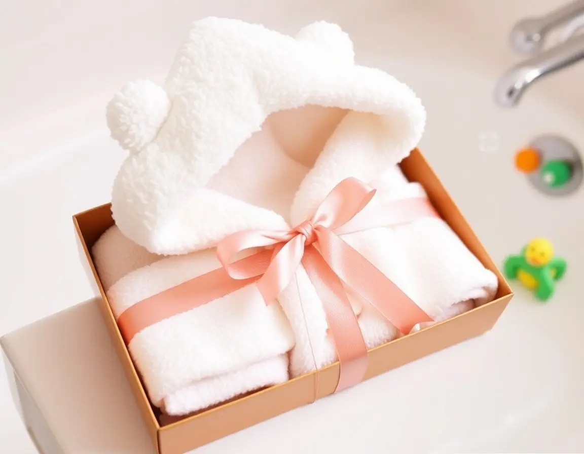 Ensemble de Serviettes de Bain Luxe avec Capuche