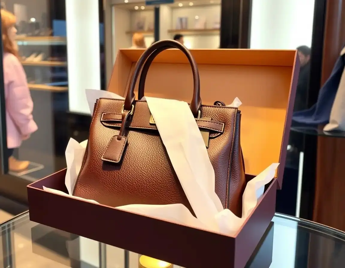 Sac à main élégant en cuir véritable