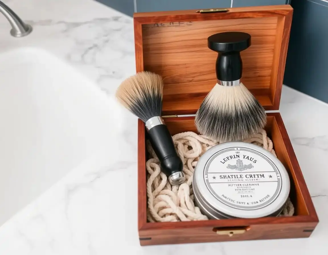Kit de Rasage de Luxe pour Homme