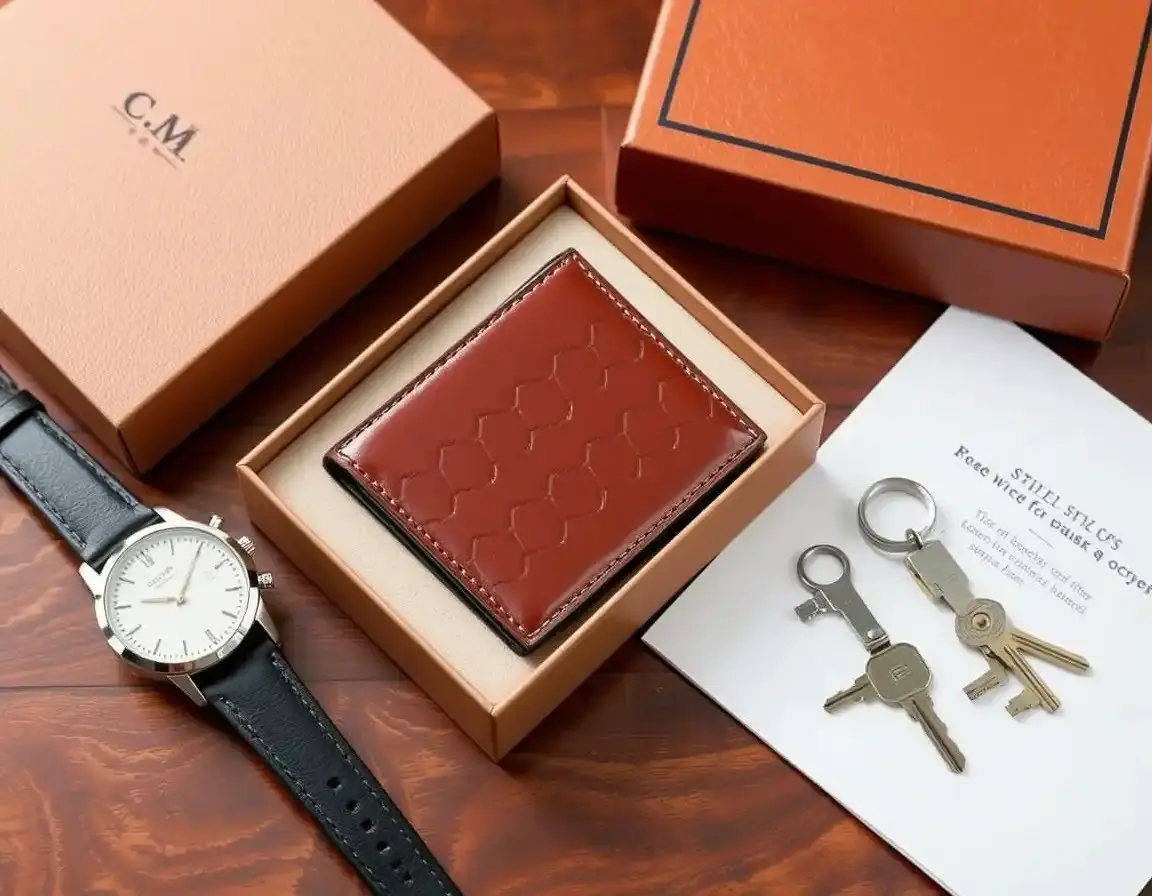 Portefeuille en Cuir Anti-RFID