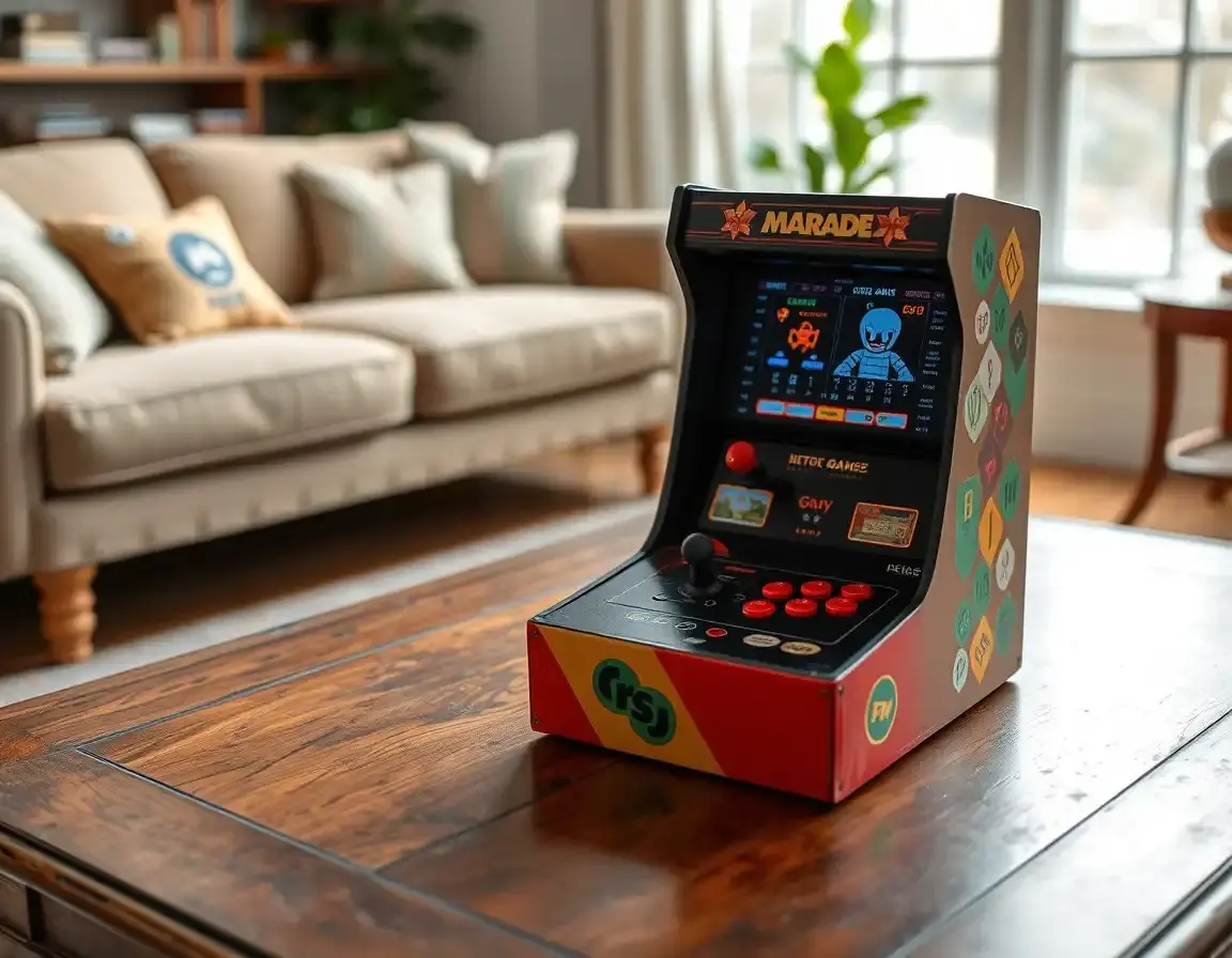 Mini Console de Jeu Rétro Arcade