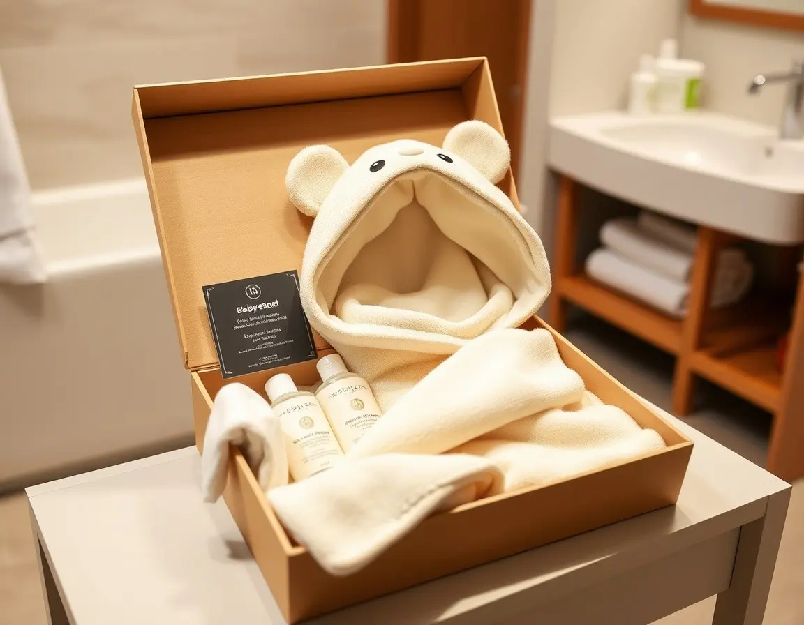 Serviette à Capuche en Bambou Ultra-Douce pour Bébé