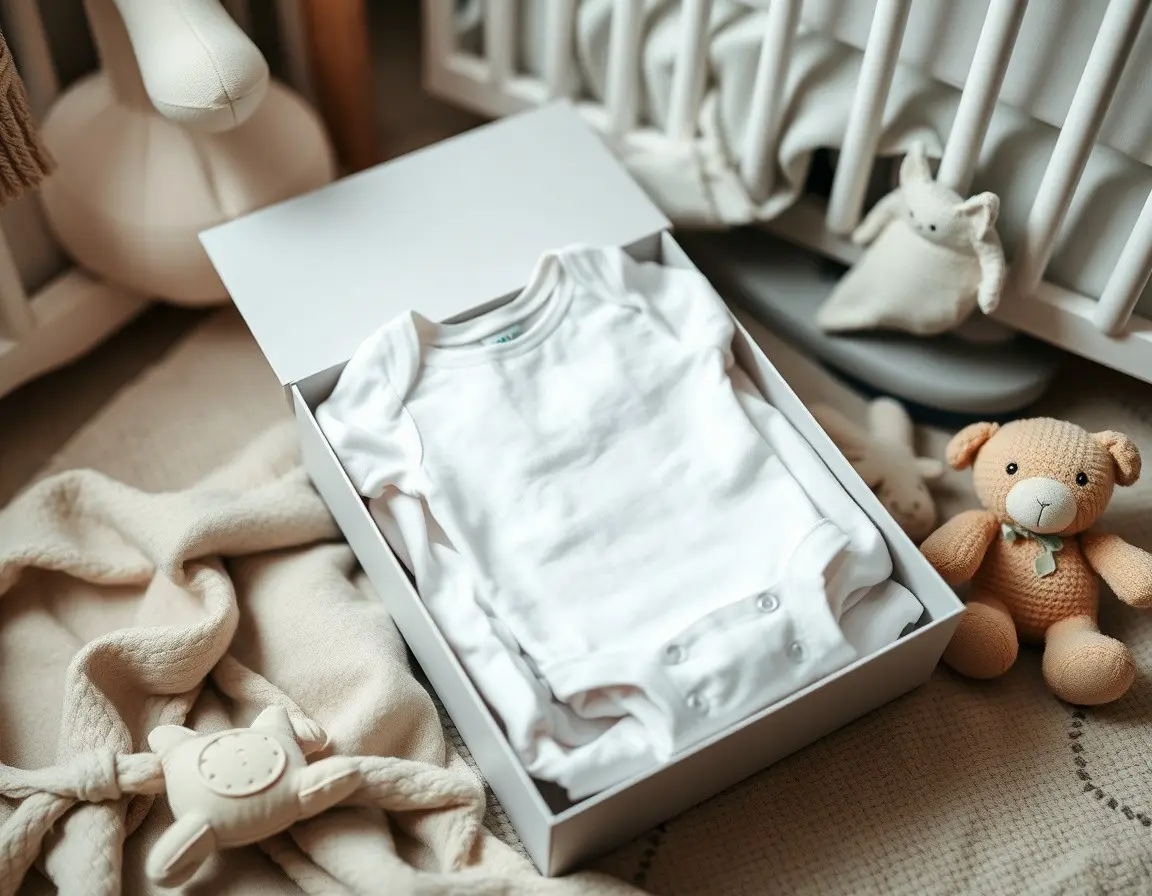 Coffret Cadeau Body Bébé en Coton Bio