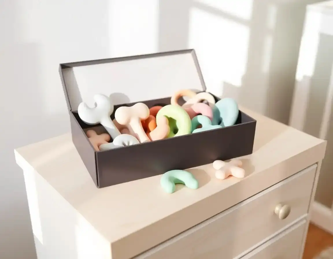 Lot de Jouets de Dentition en Silicone Premium