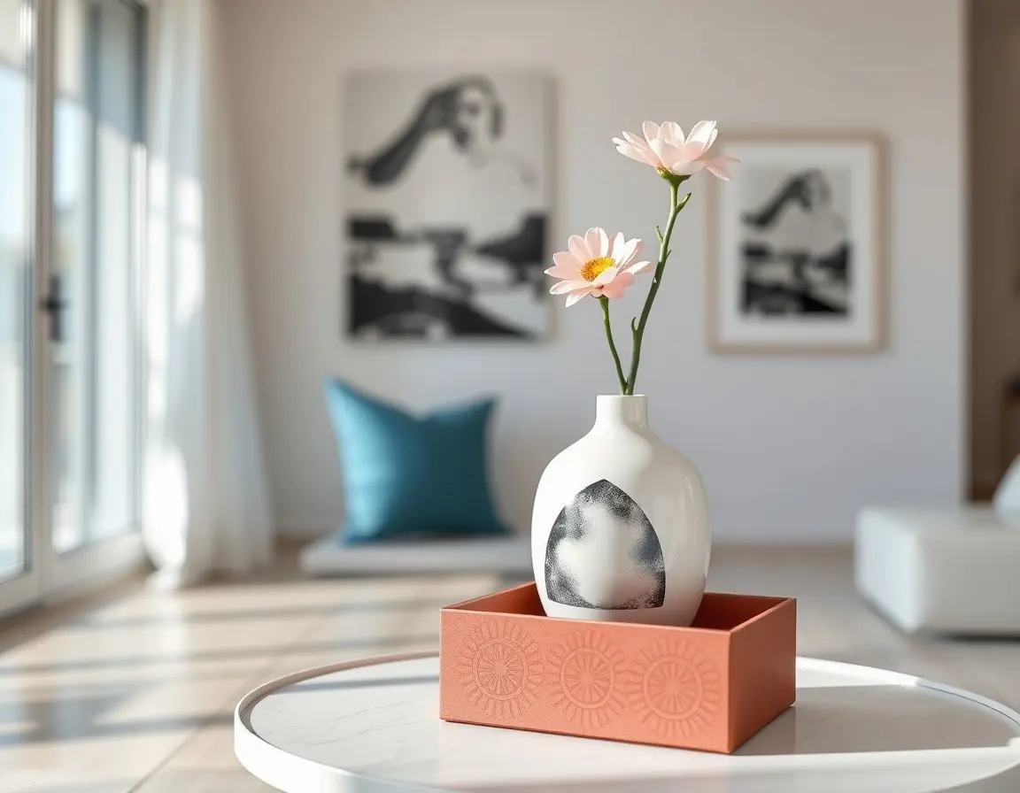 Vase Décoratif en Céramique Style Nordique