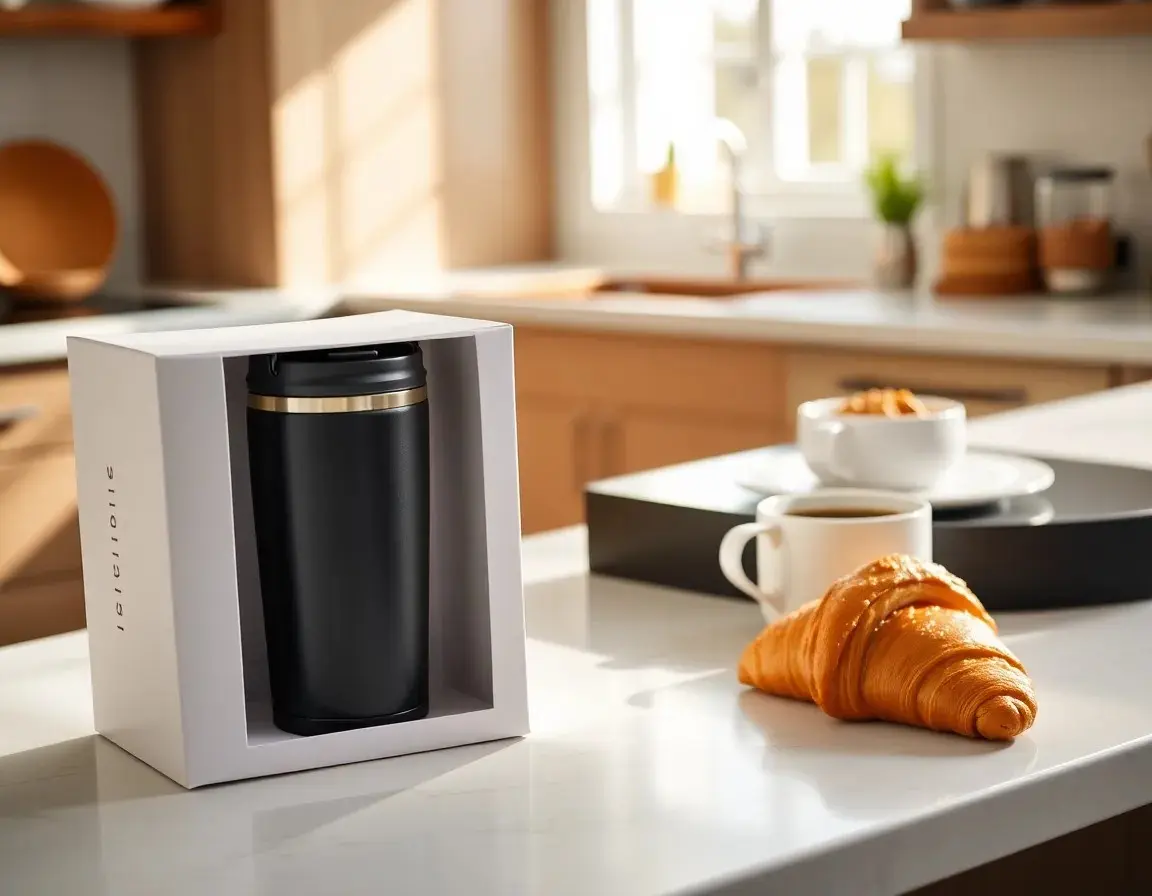 Tasse de Voyage Isotherme en Acier Inoxydable