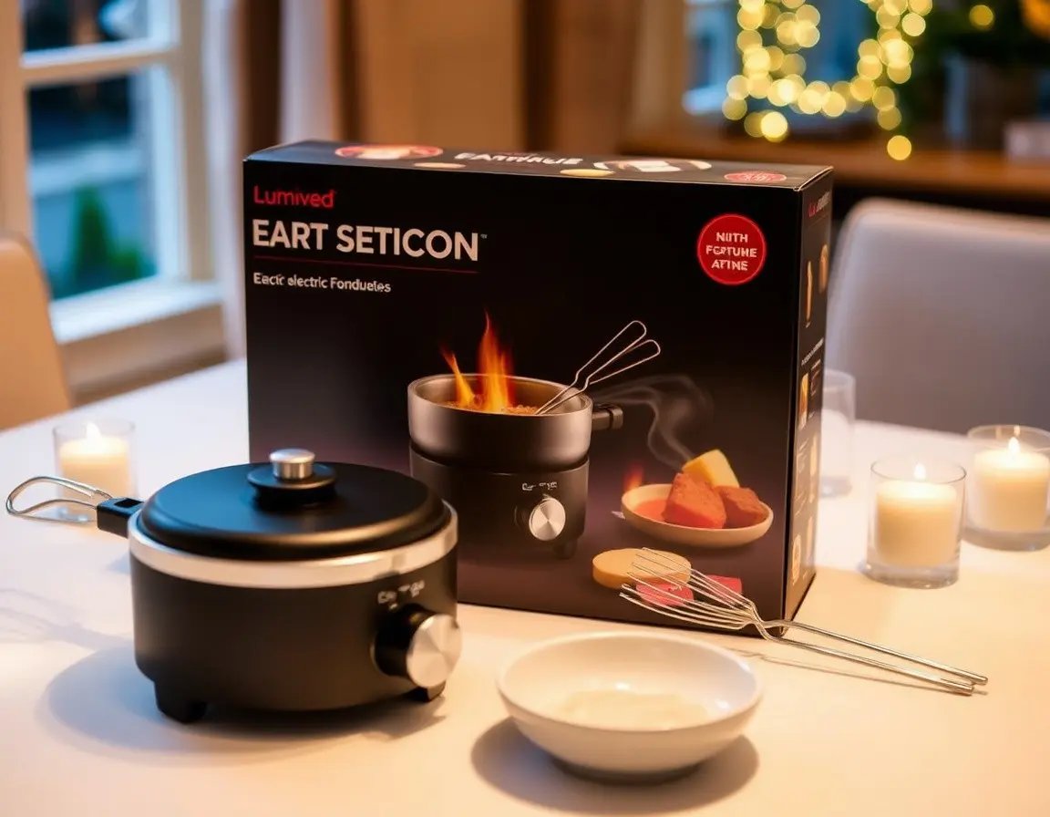 Service à Fondue Électrique Haut de Gamme