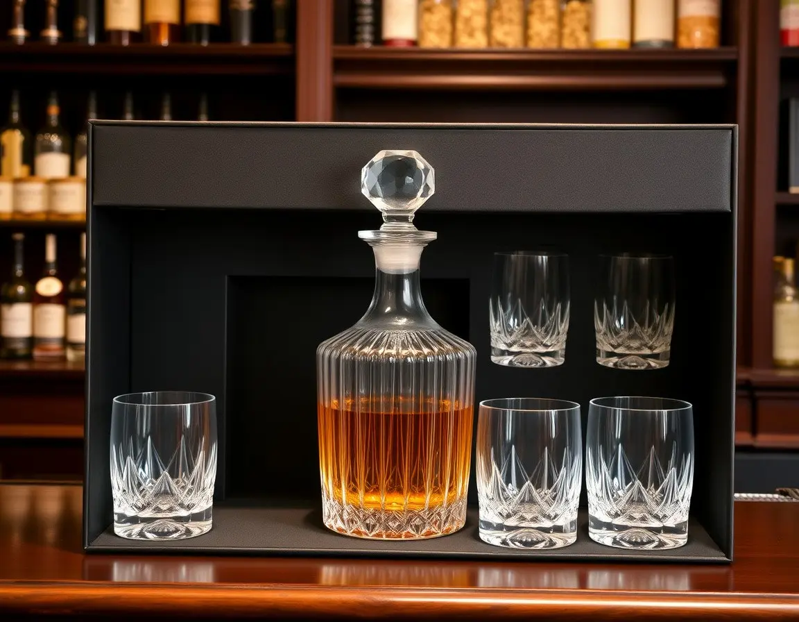 Ensemble Carafe et Verres à Whisky
