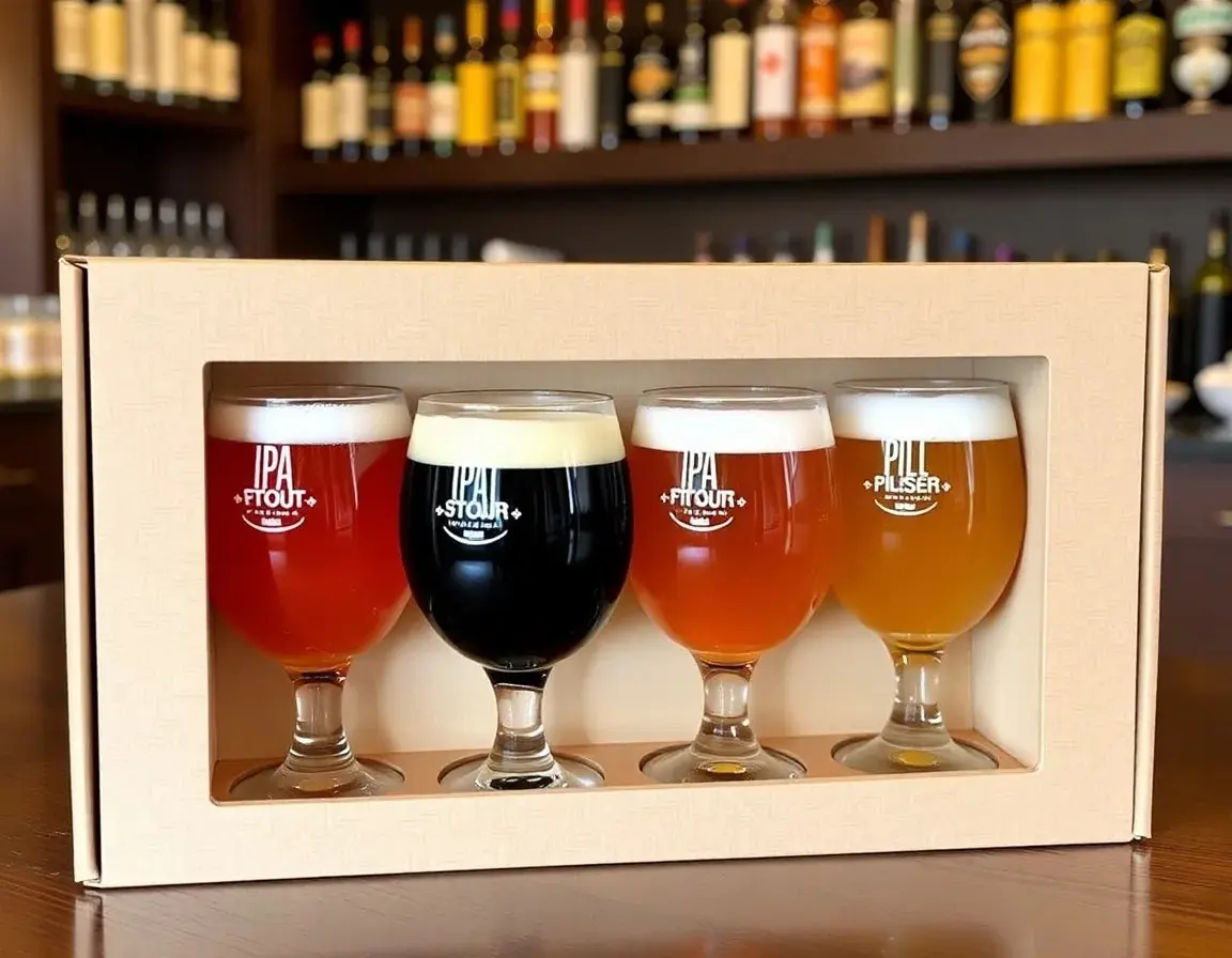 Ensemble de Verres à Bière Artisanale