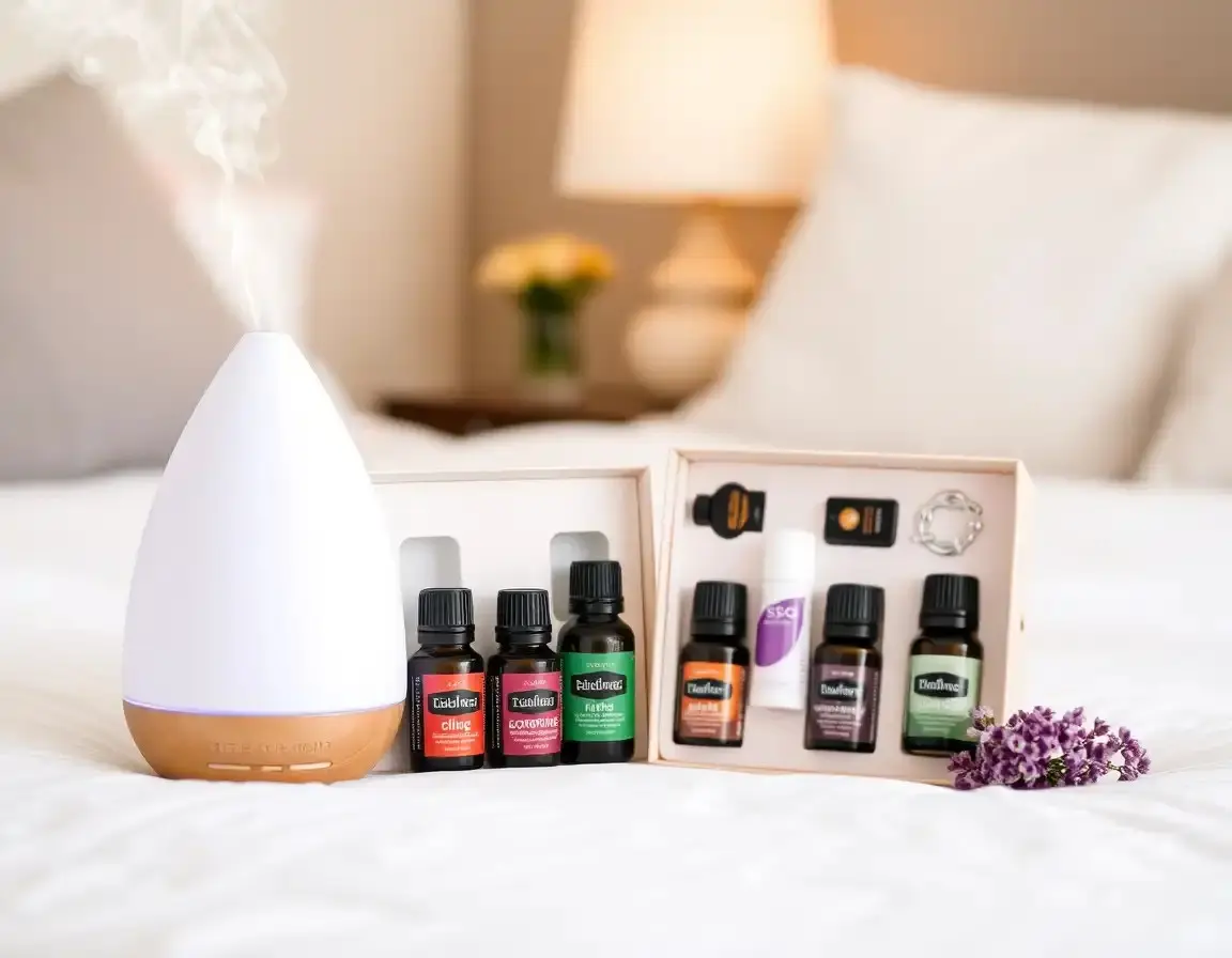 Diffuseur d'huiles essentielles avec huiles