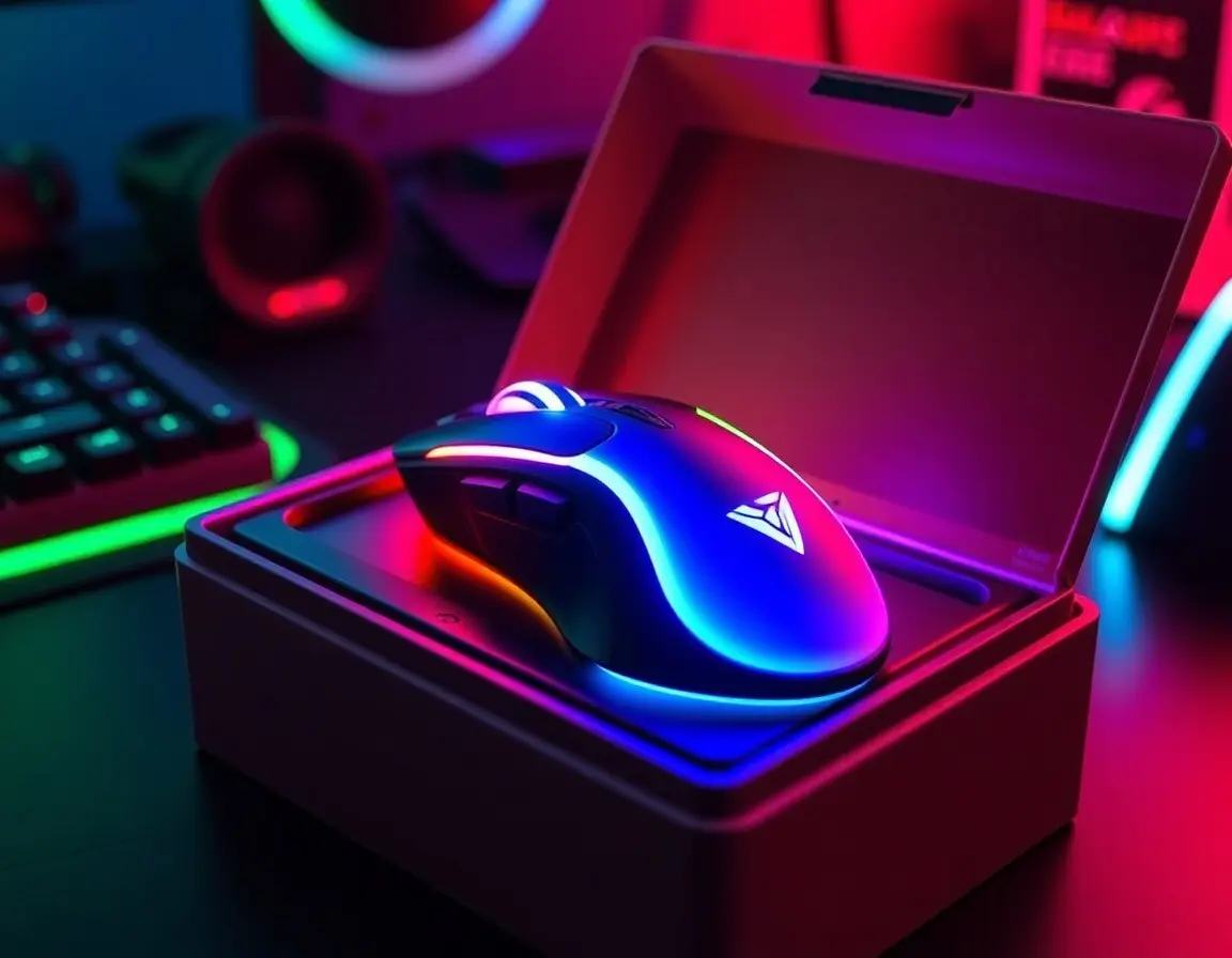 Souris de jeu RGB Ergonomique