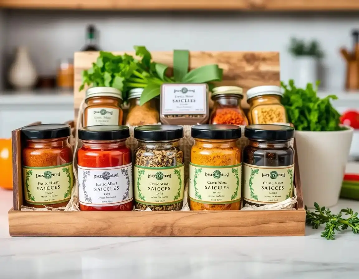 Collection d'épices gourmet exotiques