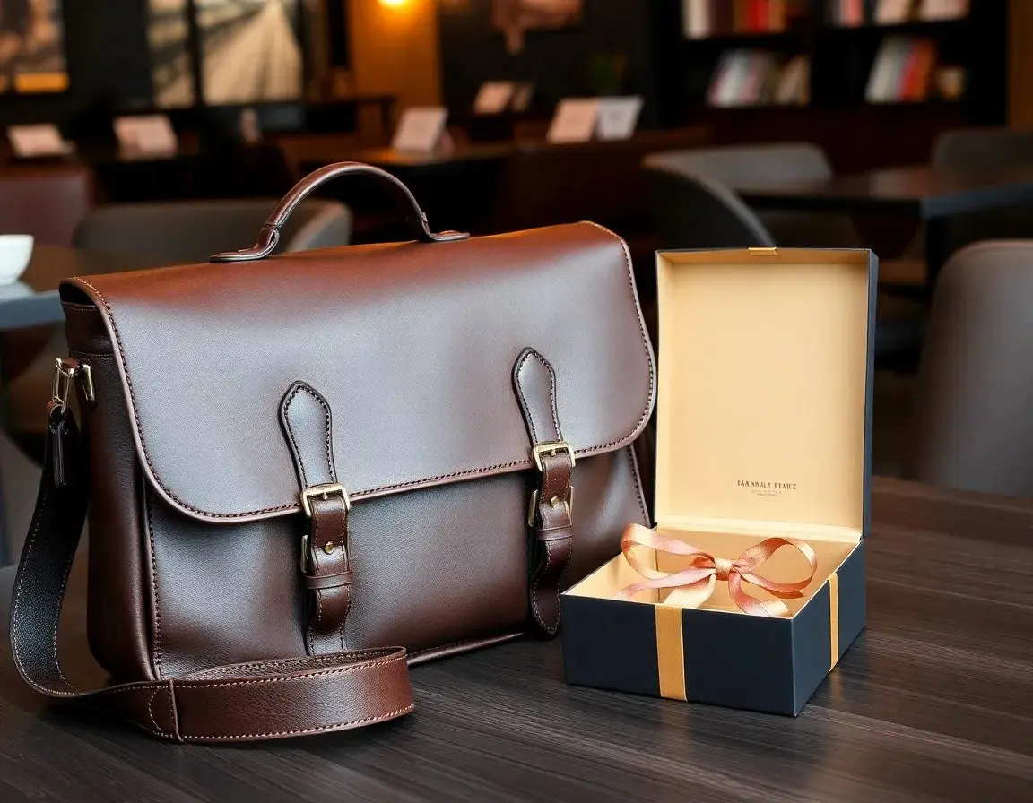 Sac Messager en Cuir Vintage