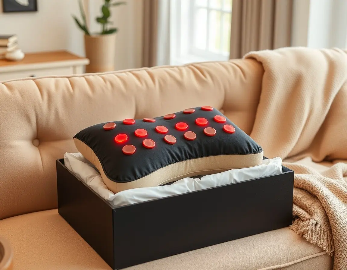 Oreiller de Massage Shiatsu Chauffant