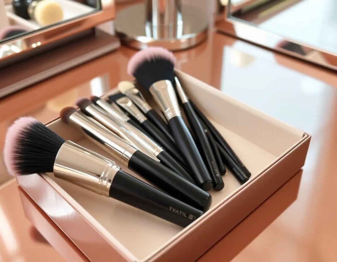 Collection de Pinceaux de Maquillage Professionnels