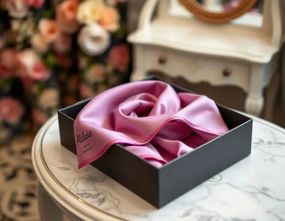 Écharpe Luxueuse en Soie de Mûrier