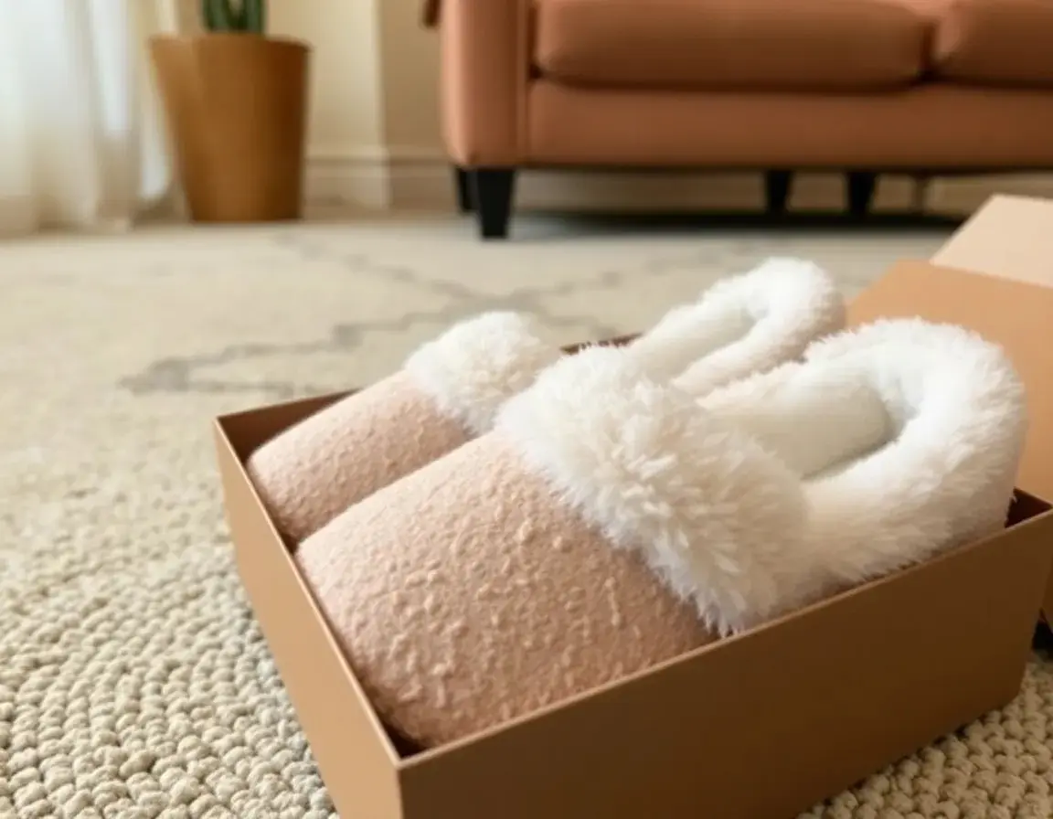 Chaussons d'intérieur confortables et stylés