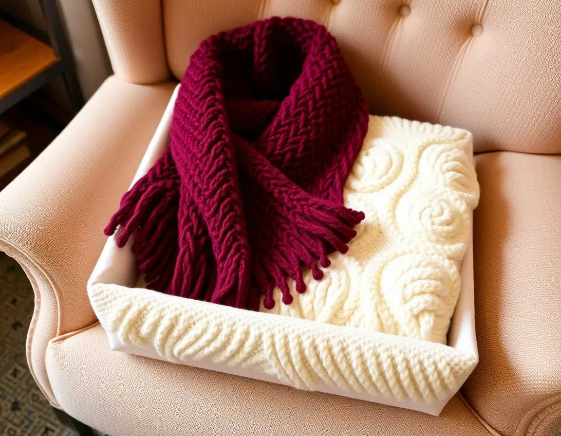 Châle chauffant ou couverture portable