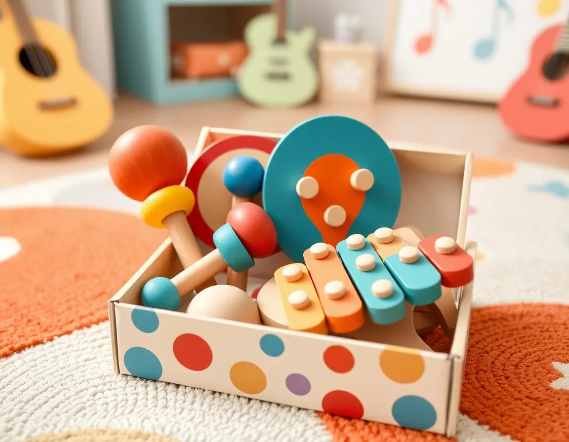 Ensemble d'Instruments de Musique en Bois