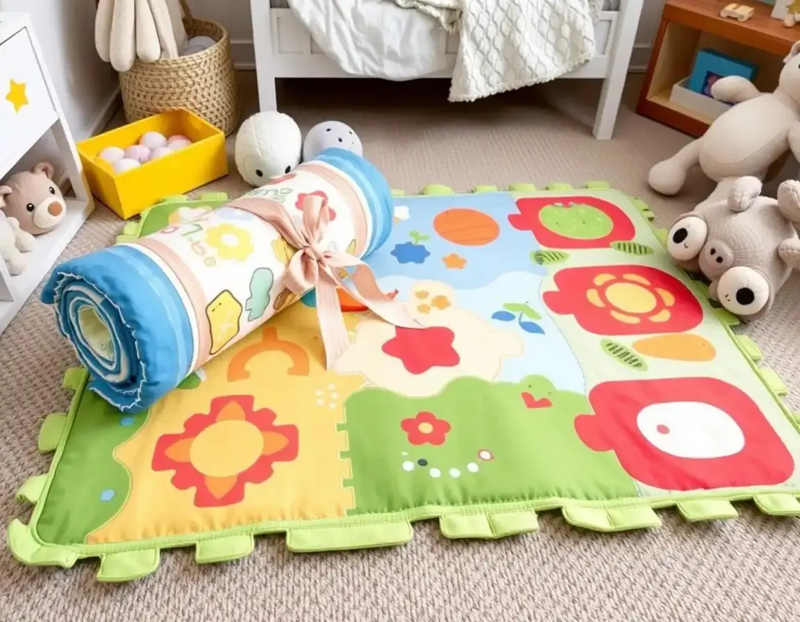 Tapis de Jeu Épais Extra Large pour Bébé
