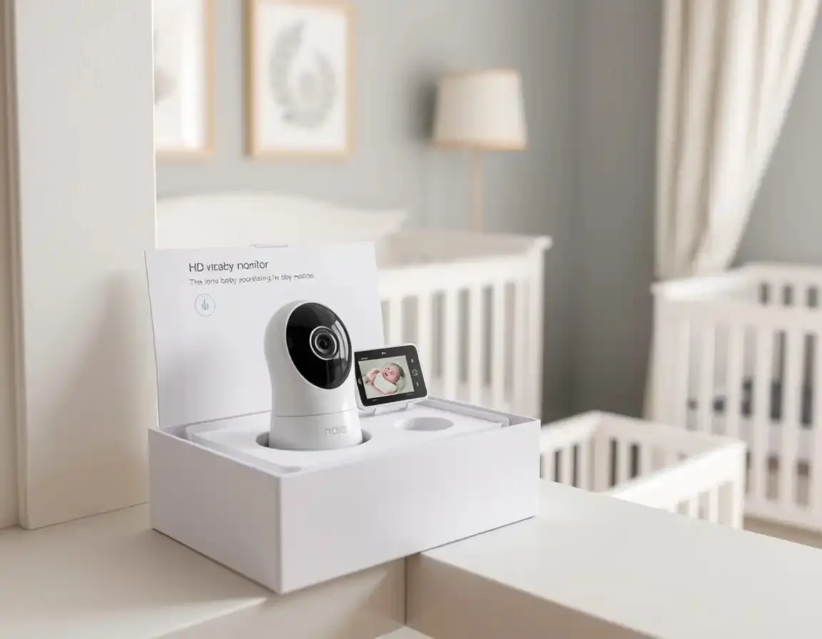 Babyphone Vidéo HD avec Vision Nocturne