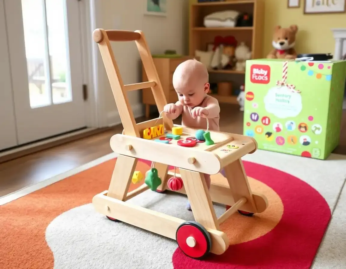 Chariot de Marche en Bois