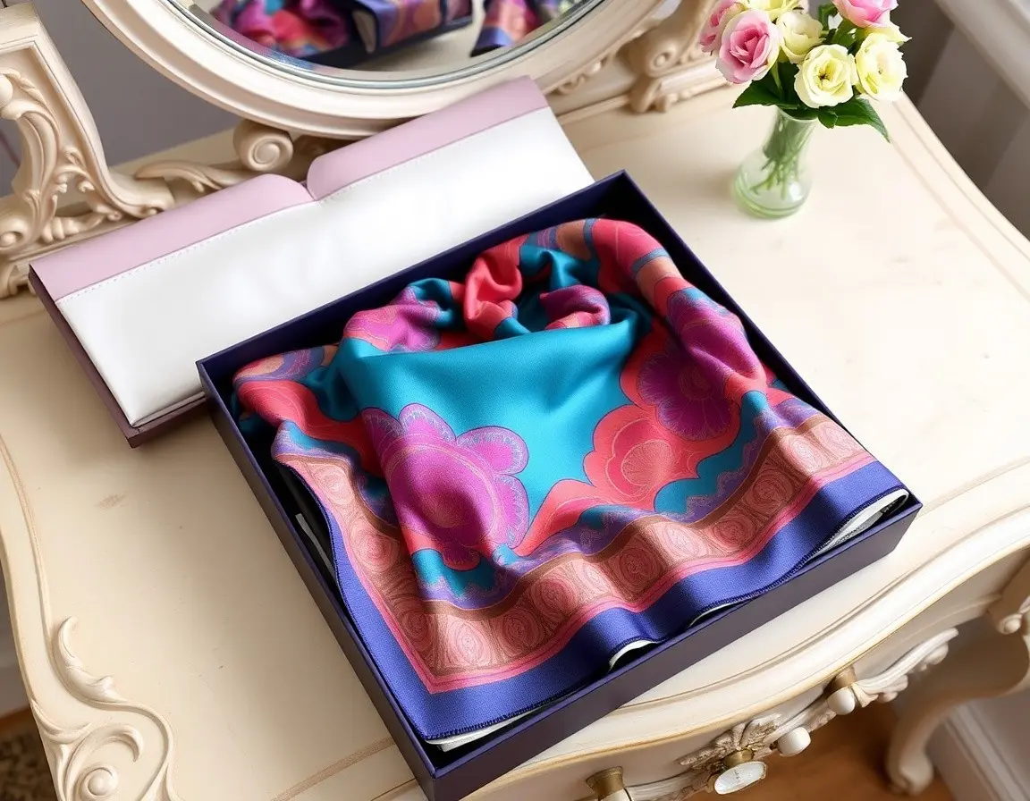 Écharpe en Soie Pure