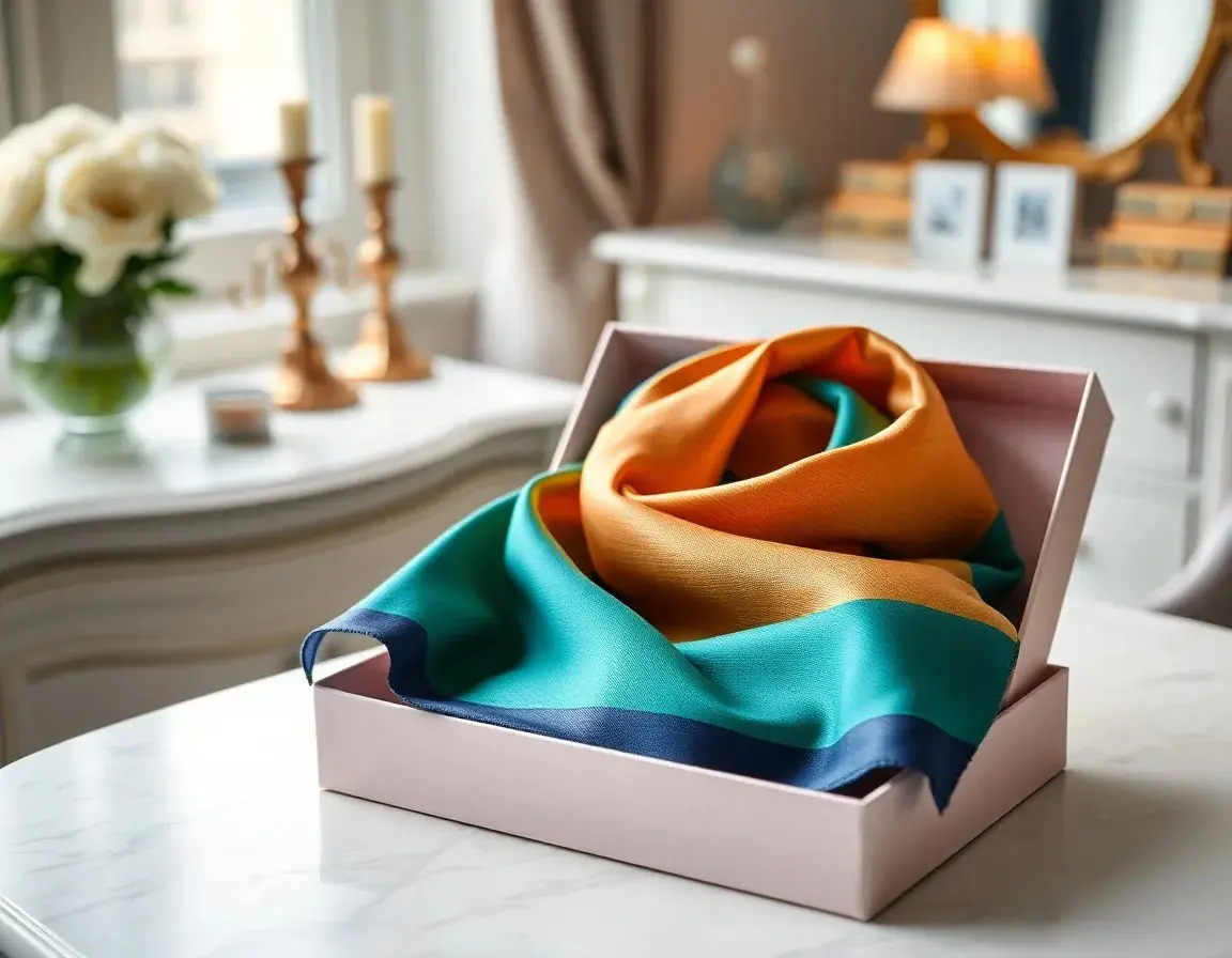 Écharpe en Soie Luxueuse