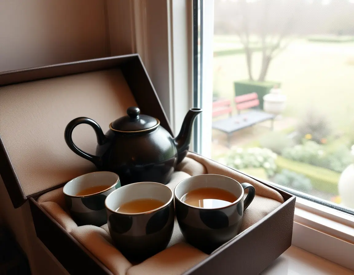 Service à thé en céramique de luxe