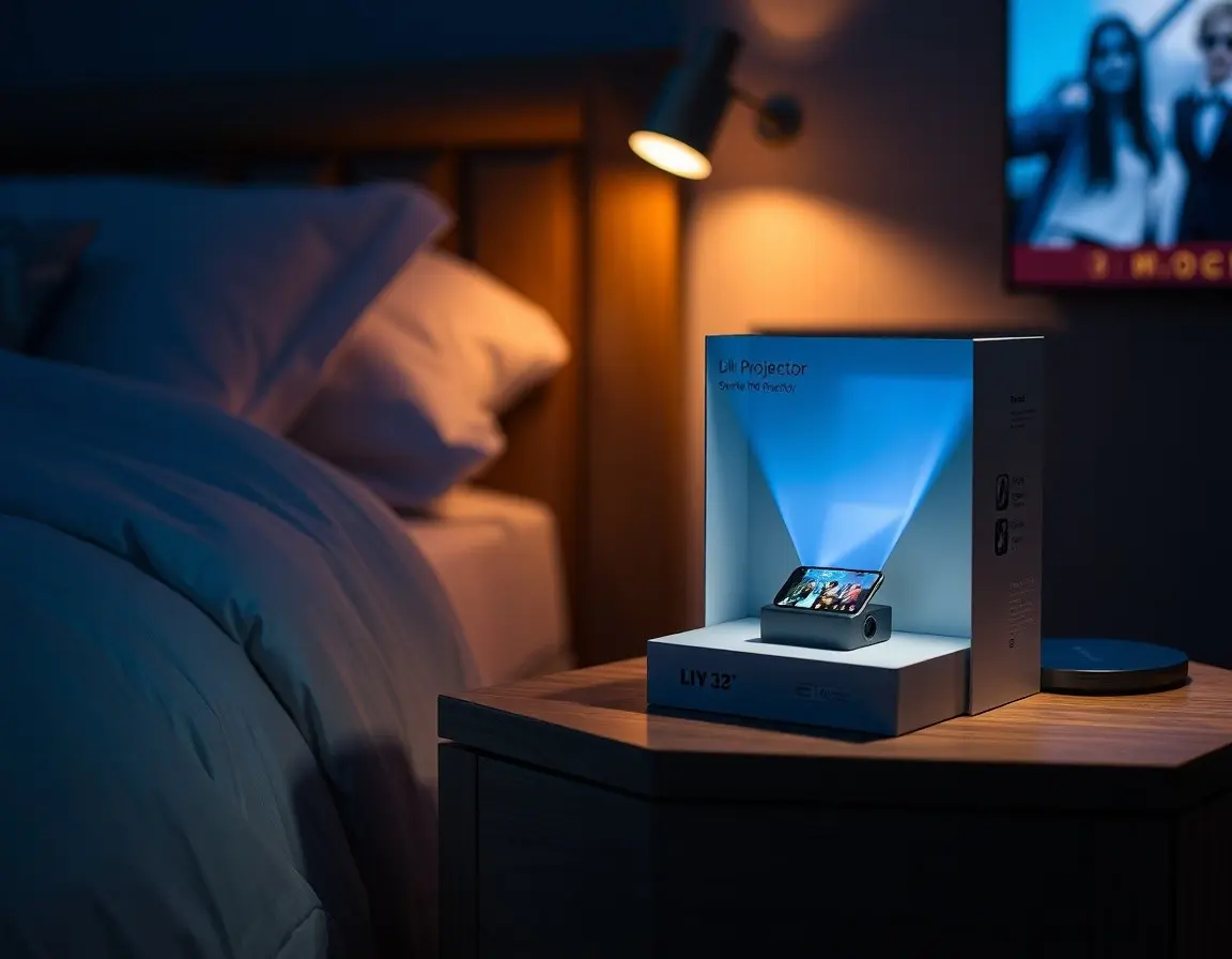 Mini-projecteur portable pour smartphone