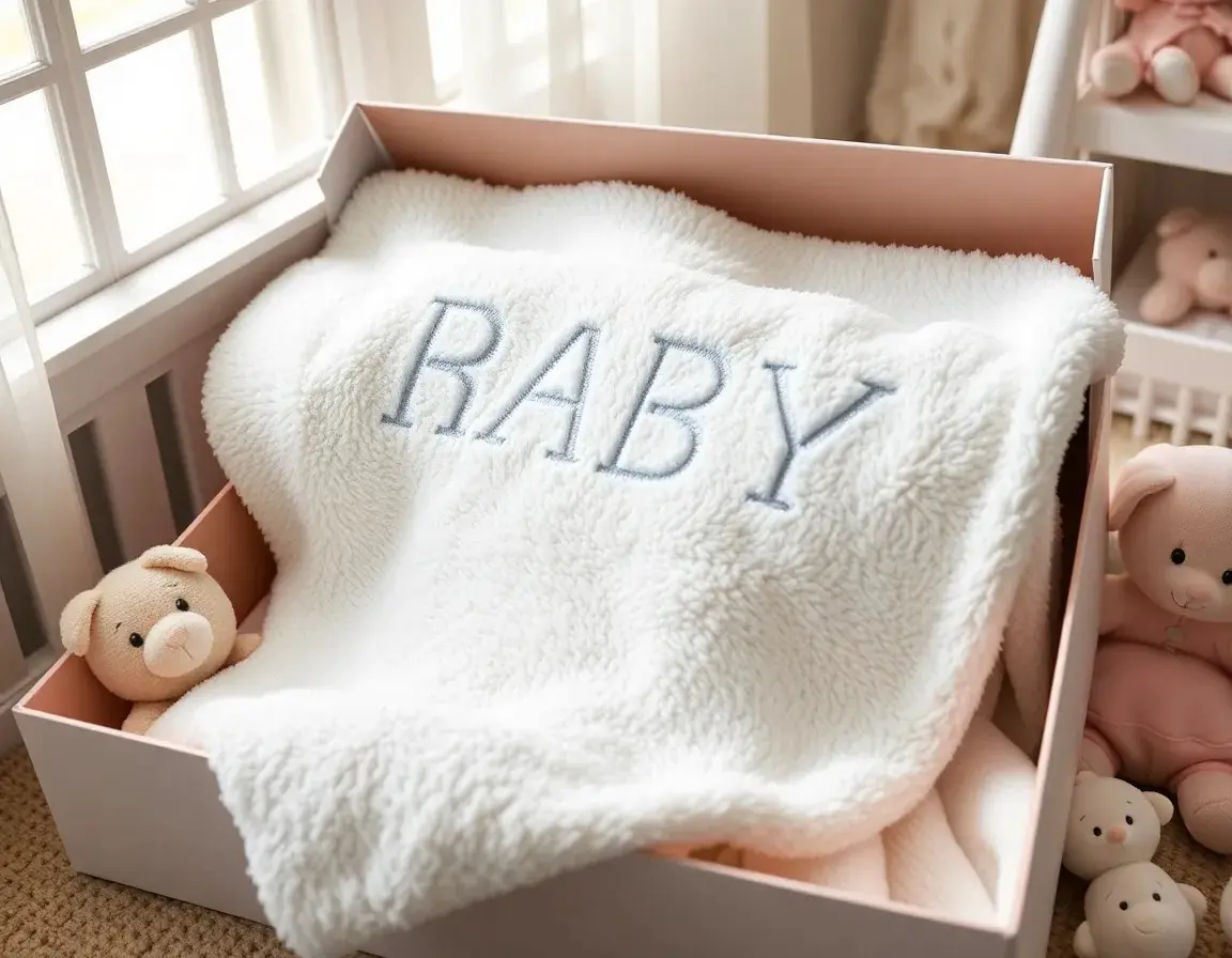 Couverture Bébé Douce Personnalisée Premium
