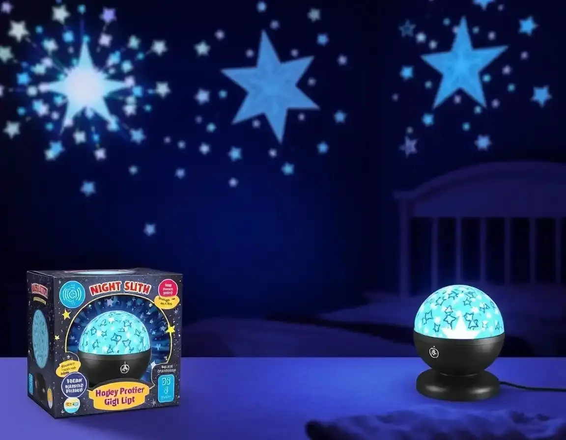Veilleuse Projecteur d'Étoiles pour Chambre de Bébé