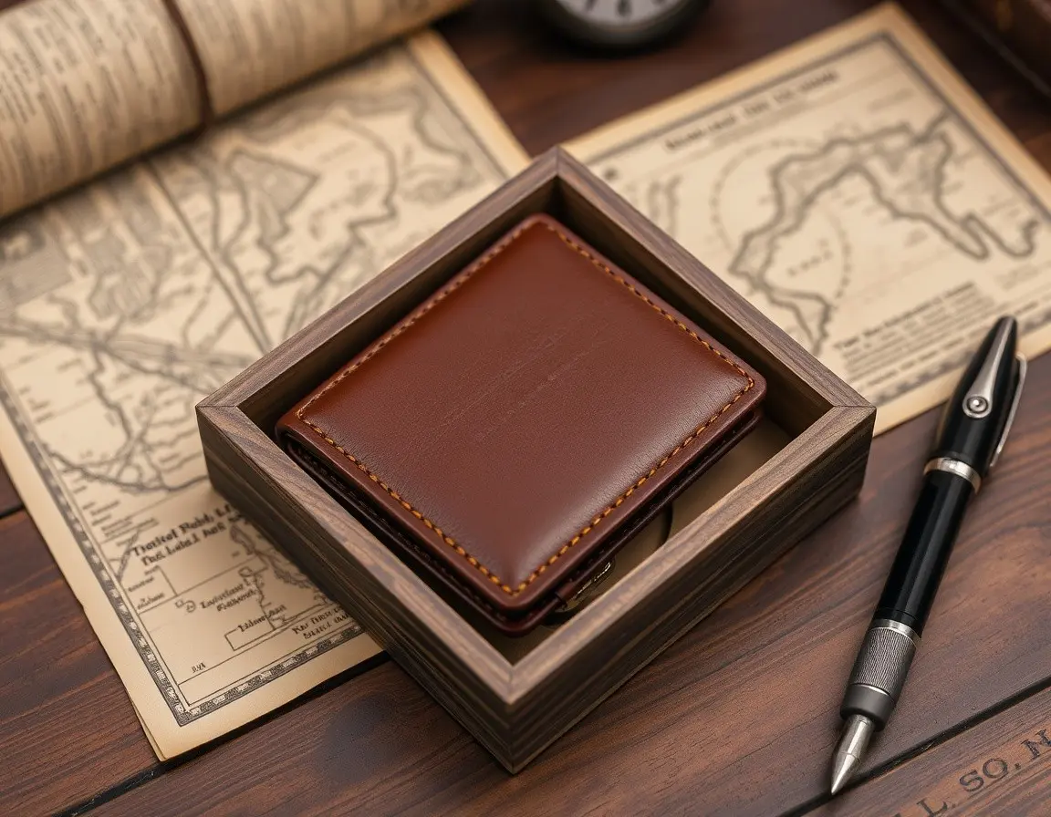 Portefeuille en Cuir Anti-RFID