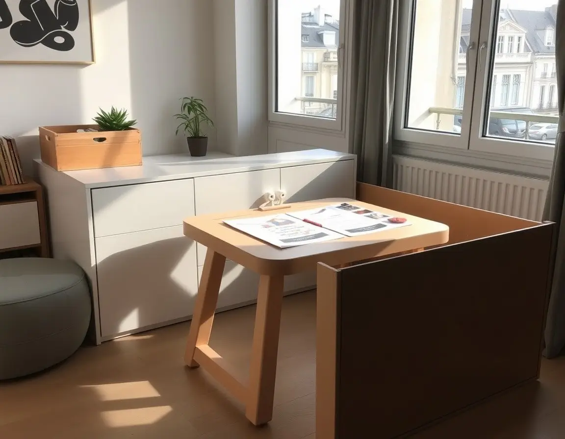 Table d'apprentissage pour bébé