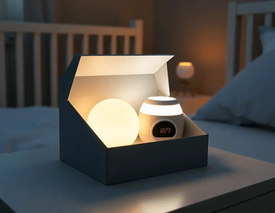 Machine à sons et veilleuse bébé